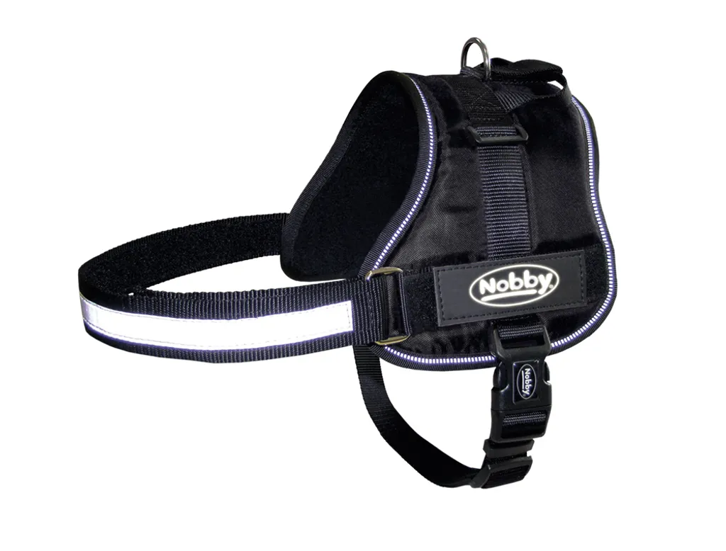 Pettorina Nobby SEGURO Nero 65-80cm | Imbracatura Sicurezza Cani Media Taglia