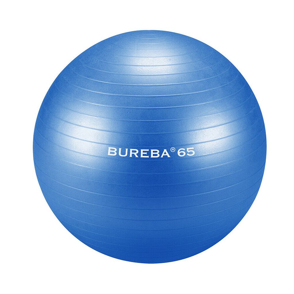 Trendy BUREBA Professional Gymnastikball | Ø 65 cm | Blau | Pezziball
