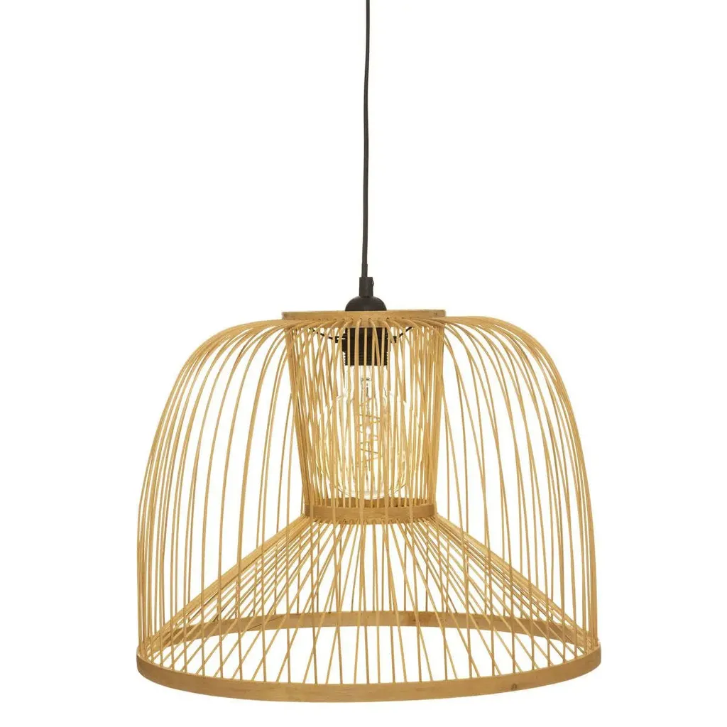 Suspension AMY bambou tressé Ø 39,5 cm - Design organique et zen