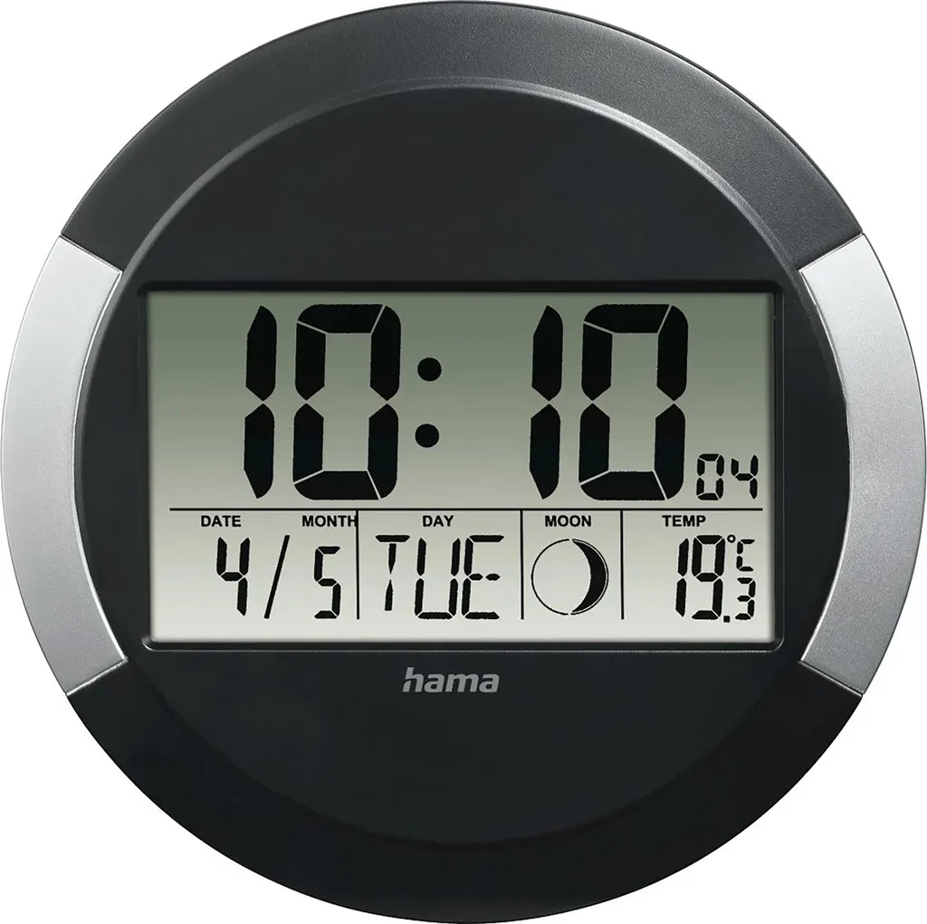 Hama PP-245 Horloge murale automatique pour ne plus jamais régler l'heure