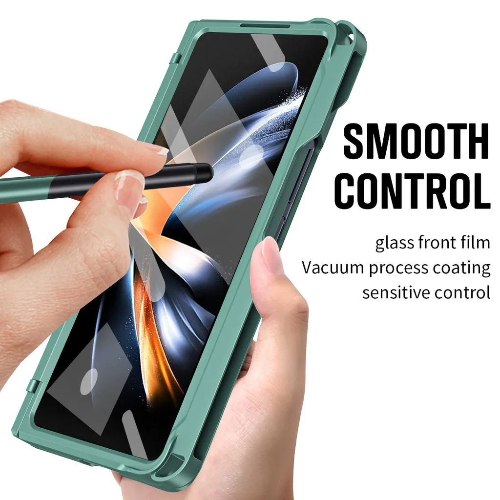 Cover Galaxy Z Fold 3 Robusta Verde: Protezione Totale Anti-Caduta