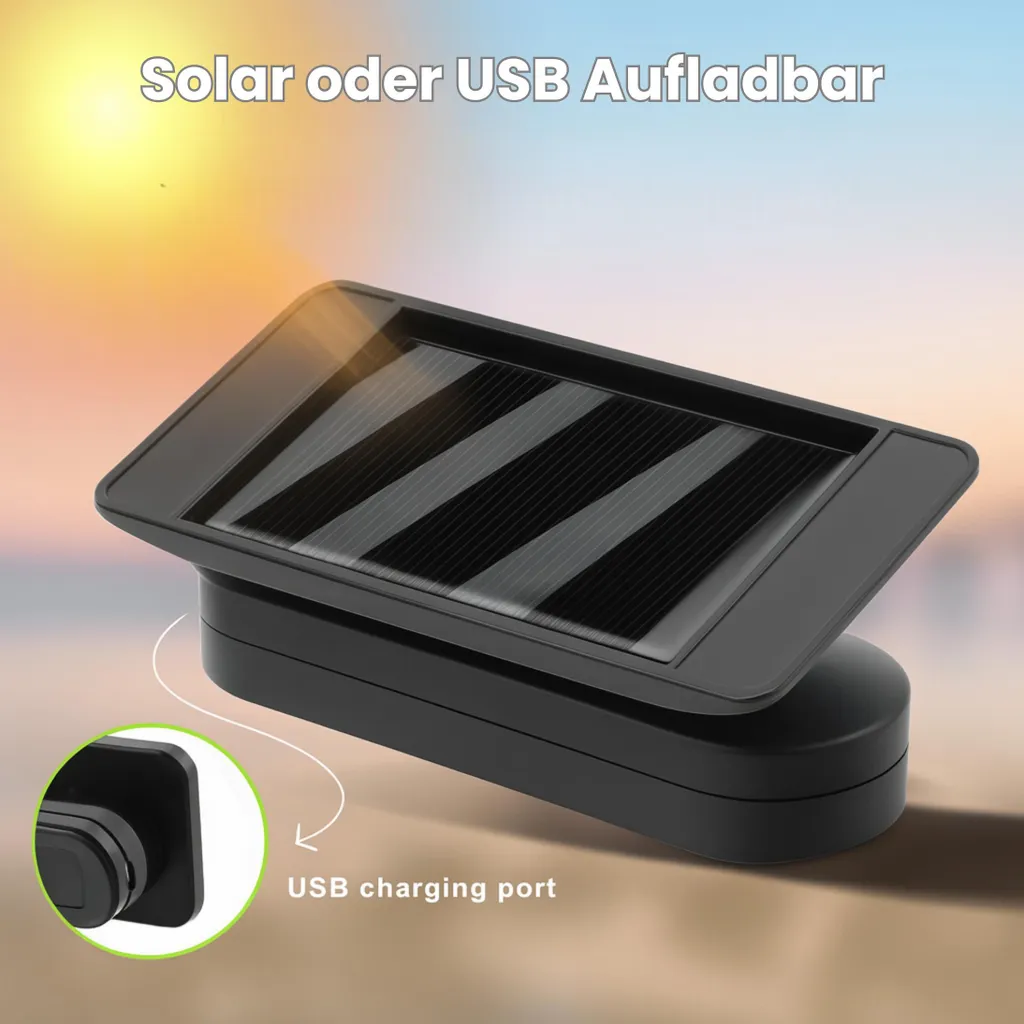 Système de surveillance pression des pneus TPMS Solaire USB avec 4 capteurs
