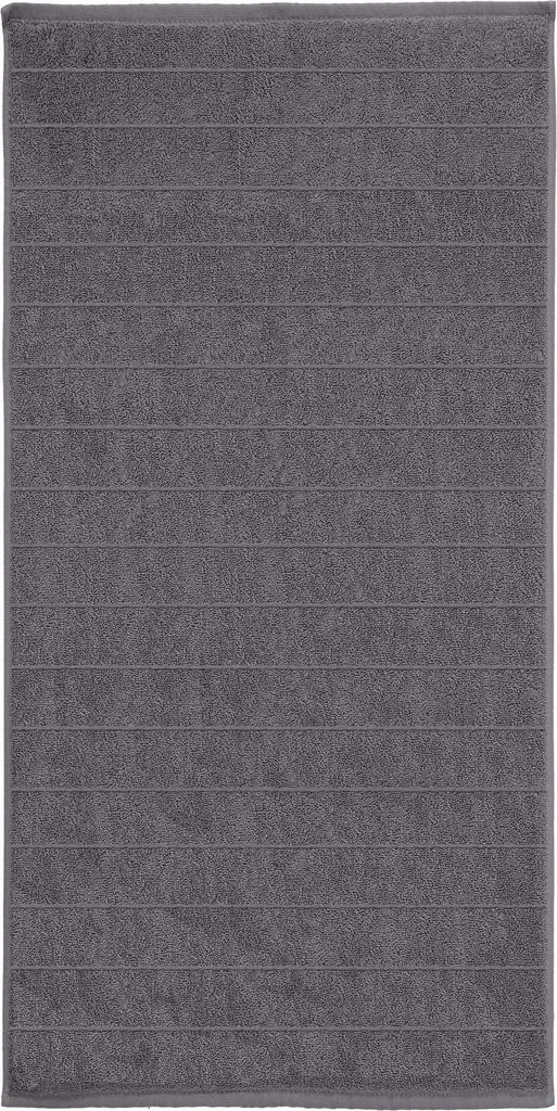 Kleine Wolke Frottier Duschtuch VIA Schiefer 70 x 140 cm