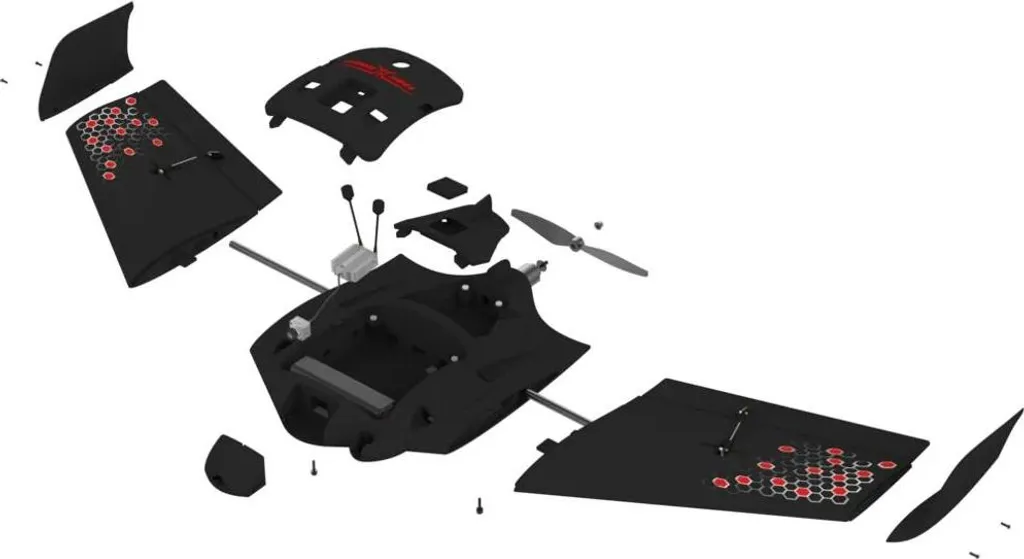 AR Wing Pro Aile RC en EPP Ultra Résistante 100 cm Version PNP Noir - 4