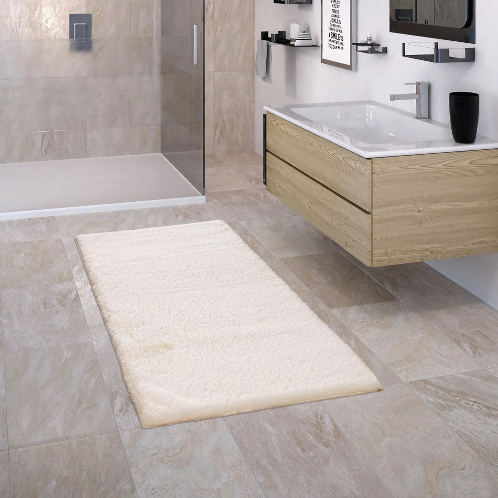 Tapis de salle de bain Tapis de bain Antidérapant Moelleux Image du produit 