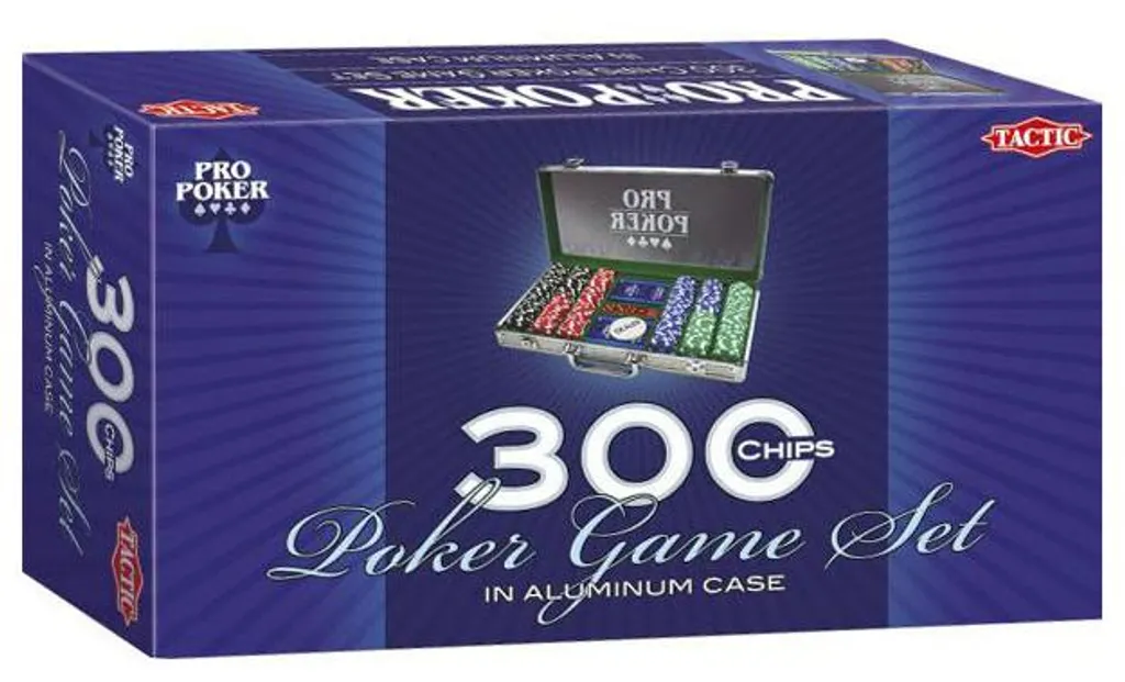 Mallette de poker de table Tactic avec jetons pour tournoi - 3