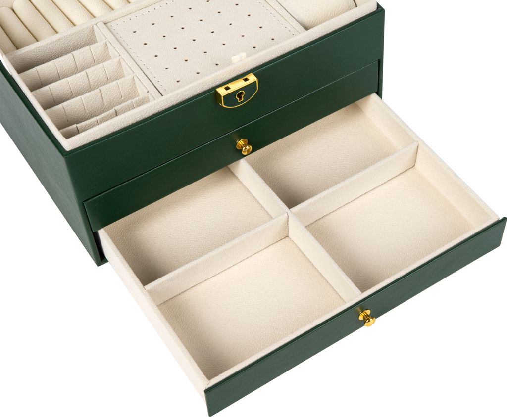 Schmuckkästchen Schmuckbox BESTIF Schmuckkasten Groß Ketten