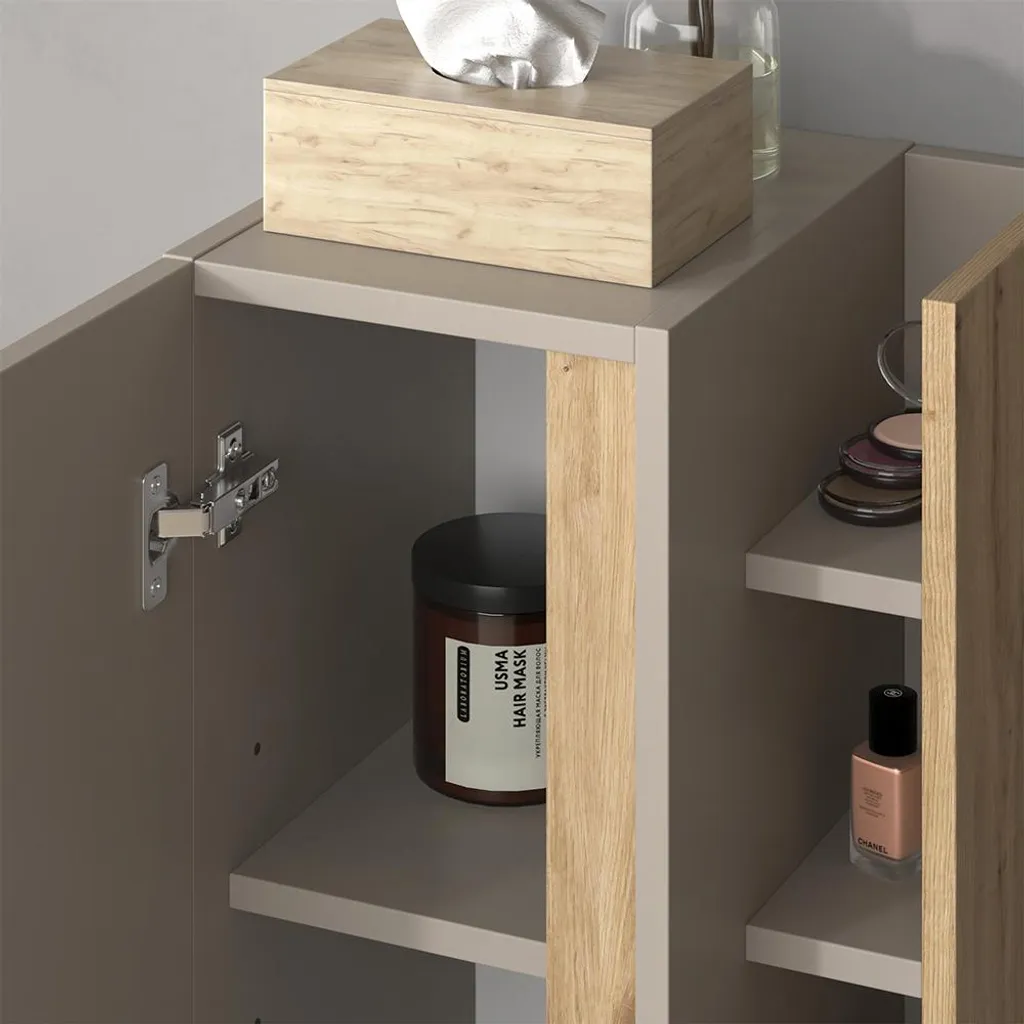 Aménager une petite salle de bain avec le meuble Vicco Edelin 60 cm