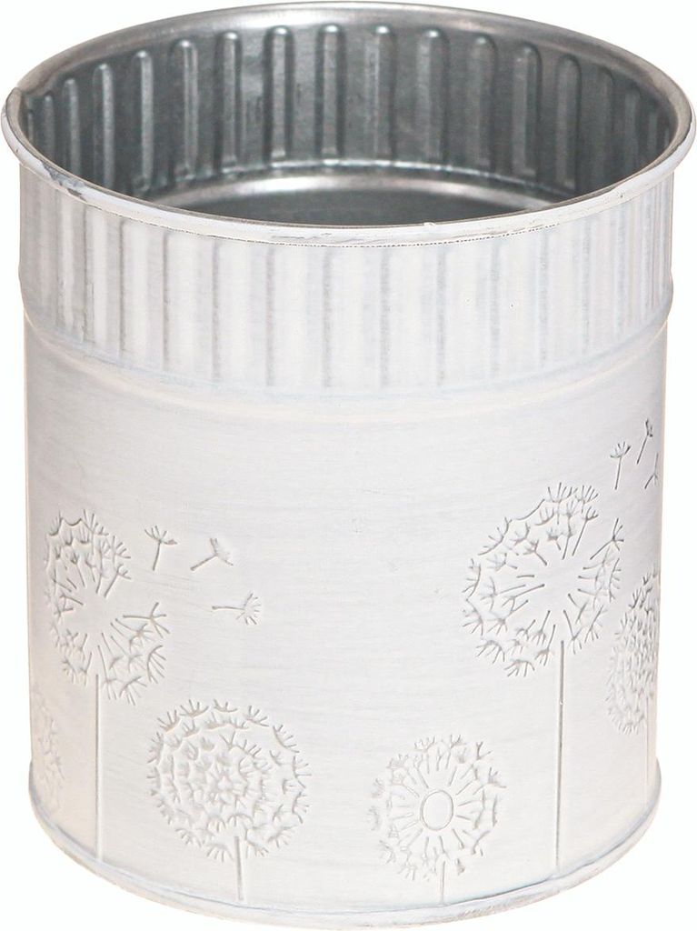 Deko-Blumentopf mit Pusteblumen Motiv für sommerliche Produktbild 