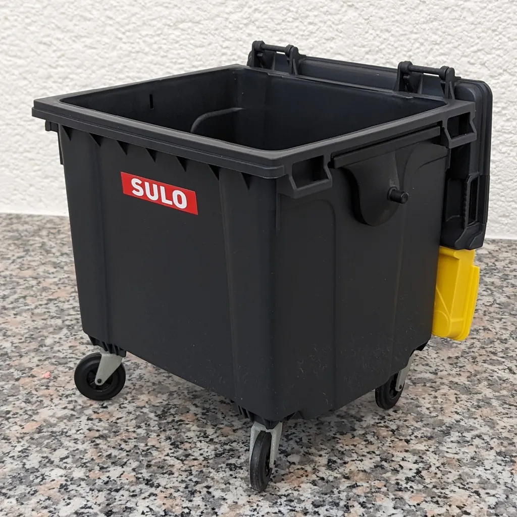 Petite poubelle de table design container pour déchets de bureau - 5