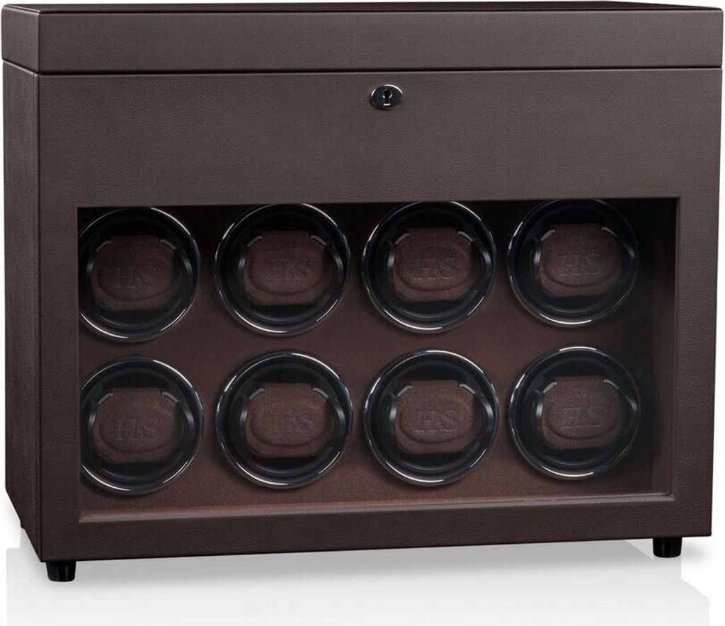 Heisse & Söhne - 70019-206.141.141 - Uhrenbeweger - für 8 Uhren - Vancouver - Braun