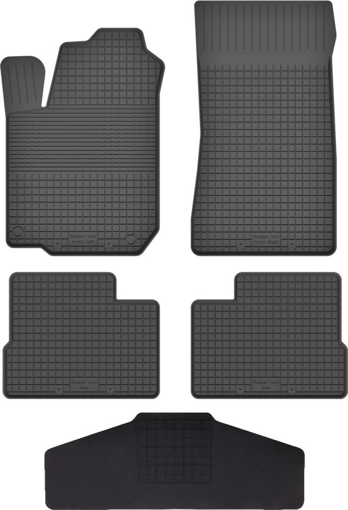Gummi Fußmatten Set Für: Lancia Delta Iii (2008-2014) Gummimatten Schwarz