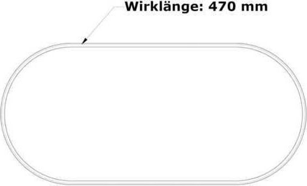 Flachriemen 470 x 1 x 15 mm Megaflat T150