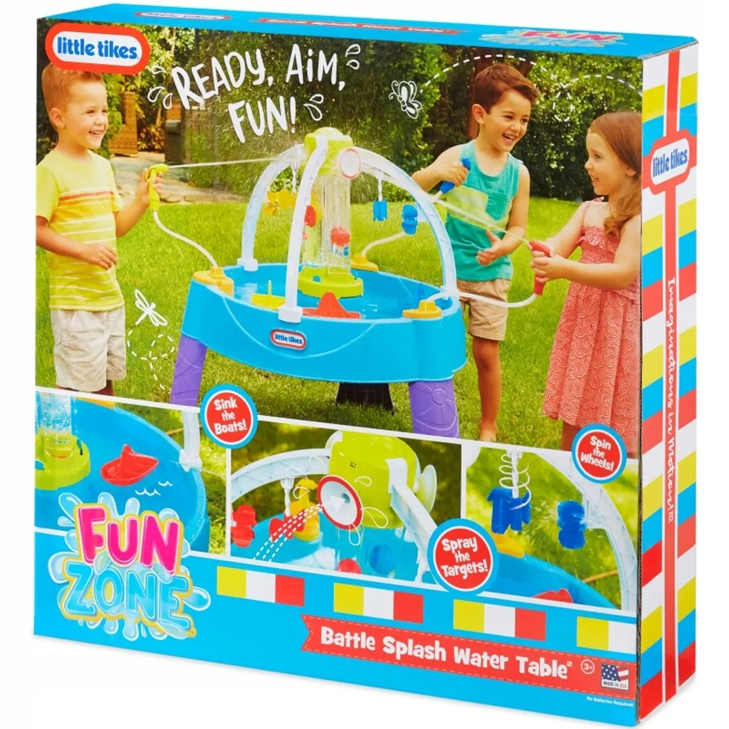 Tableau d'activité eau de jardin : Station bataille d'eau avec accessoires