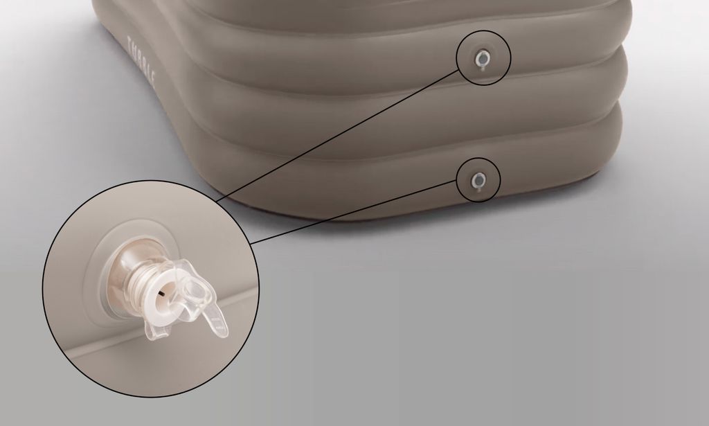 Tubble® Royale Aufblasbare Badewanne - Ambient Taupe - Produktbild 19