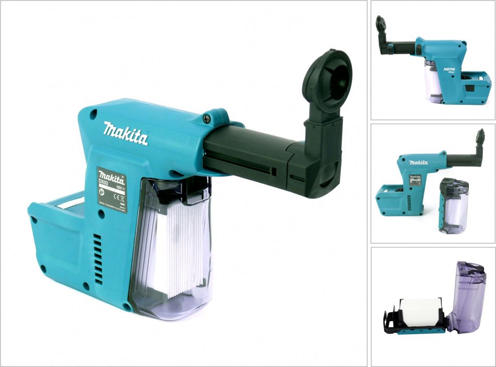Makita Staubabsaugung für Akku-Kombihammer BHR243RFE, DX02
