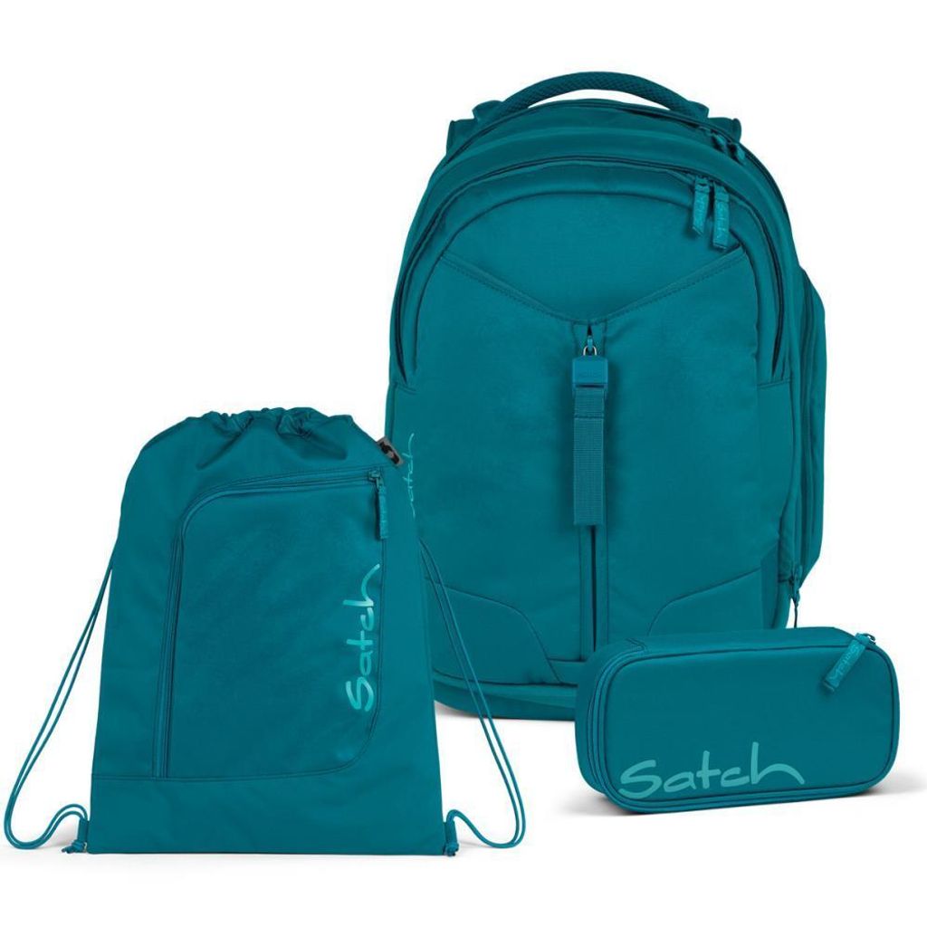 Satch Match Deep Petrol Schulrucksack Set 3tlg. Produktbild 