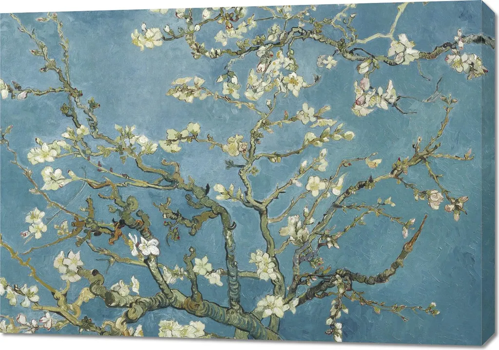 Quadro Vintage Van Gogh Salotto 100x70cm | Almond Blossom Decor