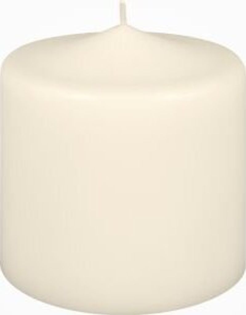 Premium Stumpenkerzen Champagner 100 x 100 mm, 1 Stück Produktbild 