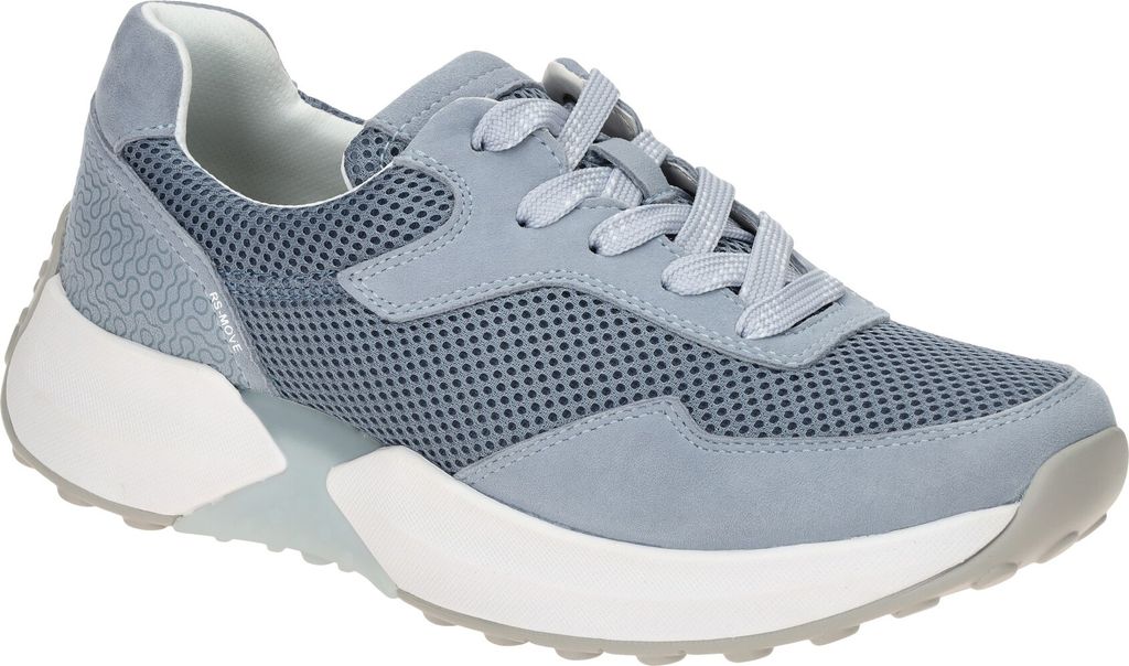 Gabor ROLLINGSOFT Damenschuhe - sportliche Schnür- Halbschuhe blau Freizeit NEU