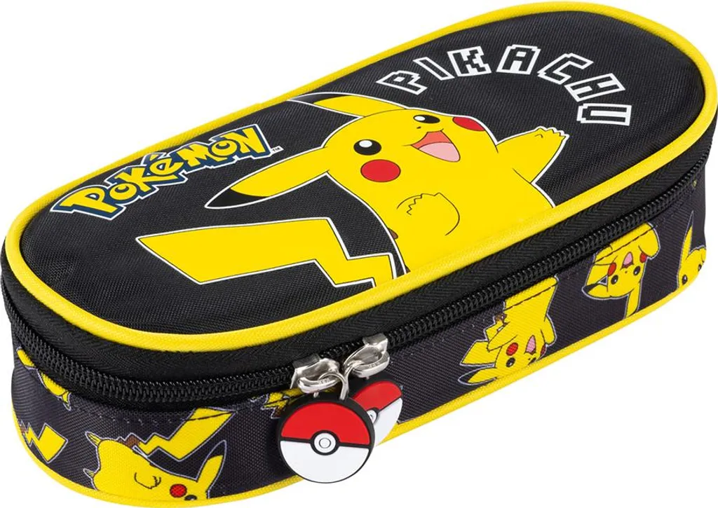 Astuccio Scuola Pokémon Pikachu Majewski - Alta Resistenza con Organizzatore