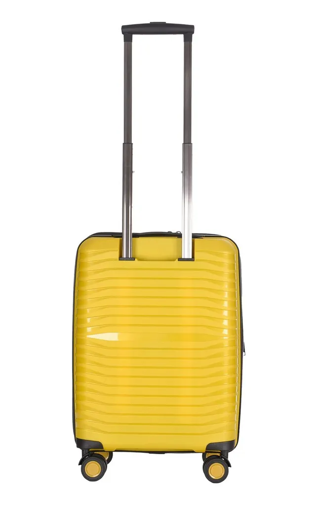 Valise Stratic Bright+ Trolley Expensible Jaune Gold 56cm Rigide - 5