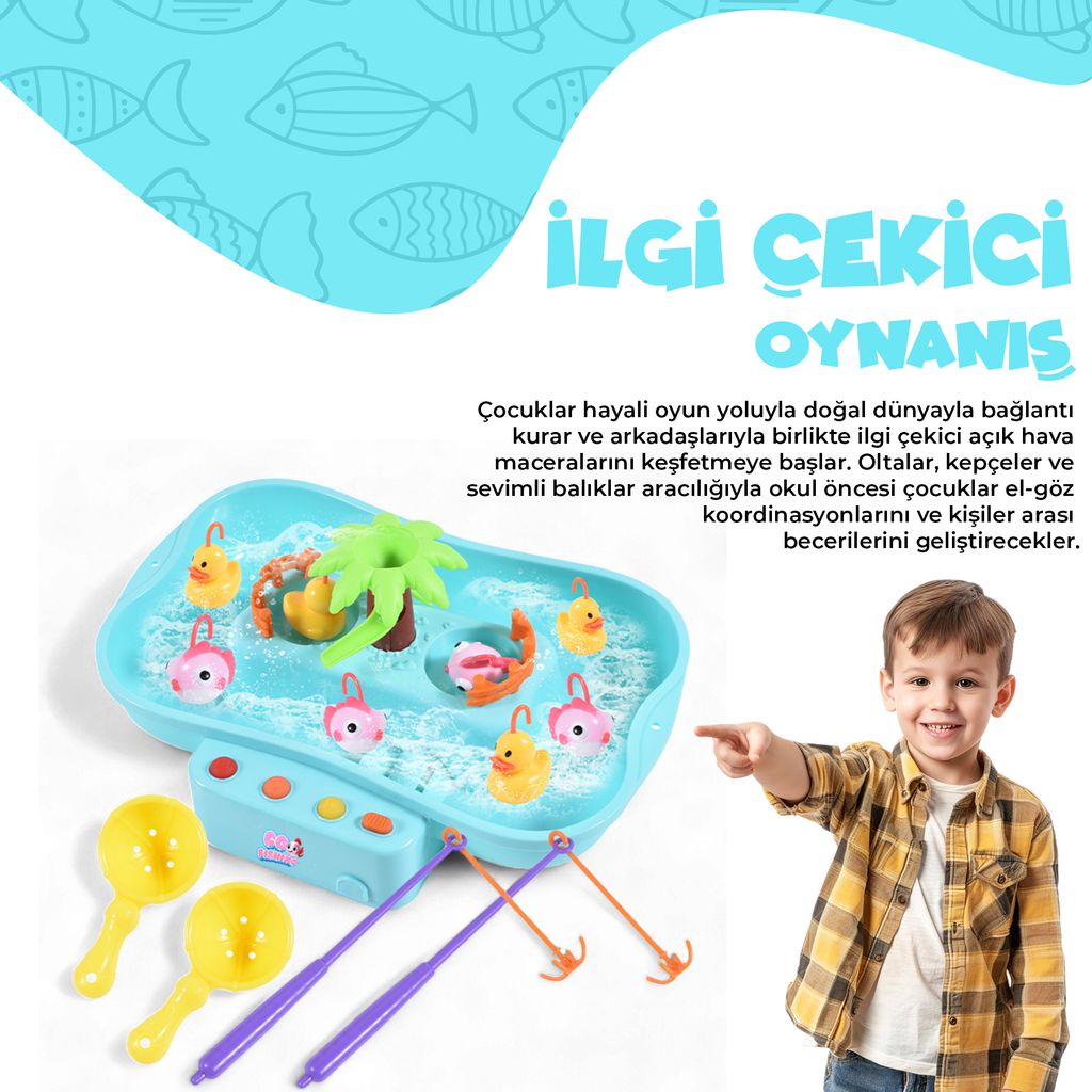 Ogi Mogi Toys Wasser zirkulierenden Angelspiel mit Produktbild 