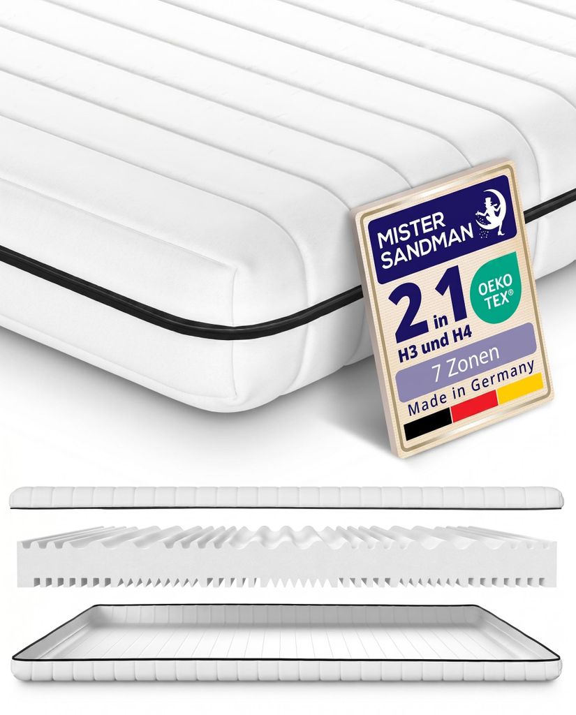 Matelas en mousse à froid 180 x 200 cm – hauteur 15 cm – H3 Image du produit 