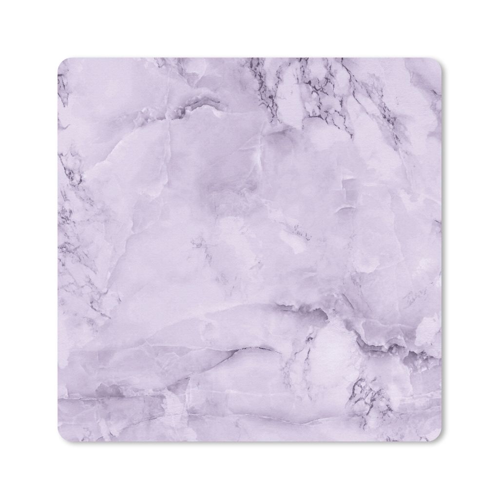 MuchoWow® Mauspad Mousepad Marmor - Adern - Violett 30x30 Produktbild 