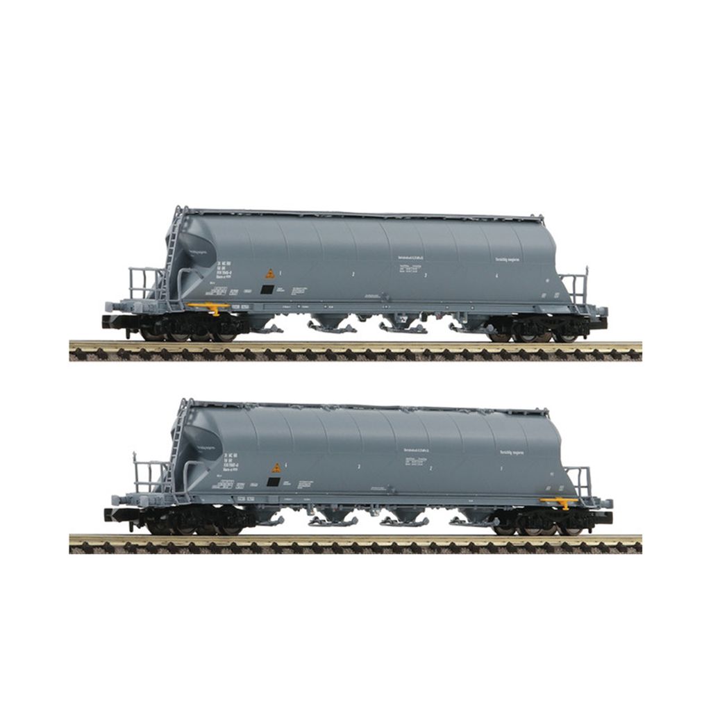 FLEISCHMANN Set mit 2 Staubsilowagen, Gattung Uacs-x DR Ep.IV 849006 Spur N
