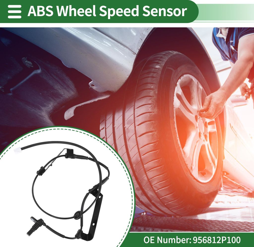 ABS Raddrehzahl Sensor Hinten Rechts ABS Sensor Blockierschutz Bremsen System Sensor Nr. 956812P100 für Kia Sorento 2009-2012