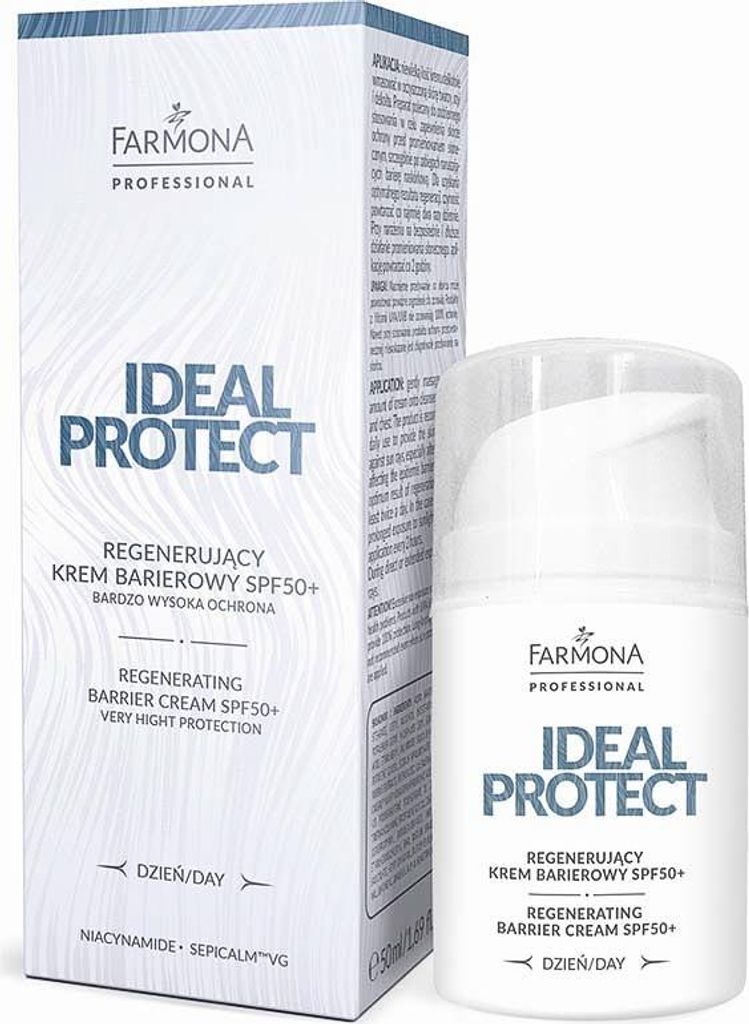 Farmona Professional Ideal Protect Regenerierende Hautschutzcreme mit SPF50+, 50 ml
