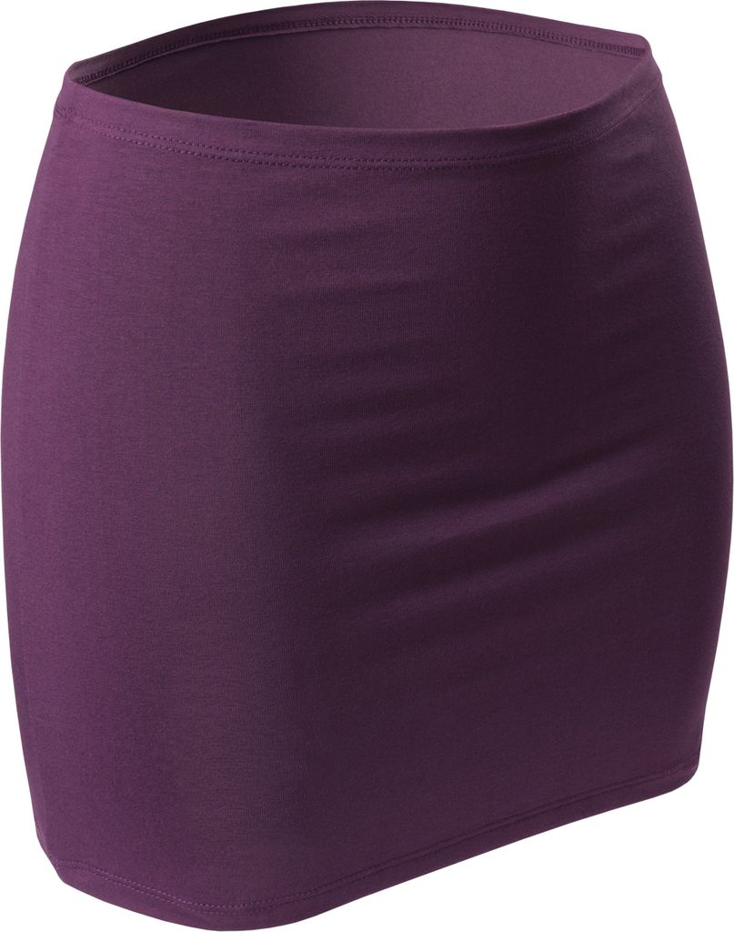 CFLEX Damen Variotube-Nierenwärmer, Shirtverlängerung, Minirock aus Baumwolle - Deep Purple XS-S