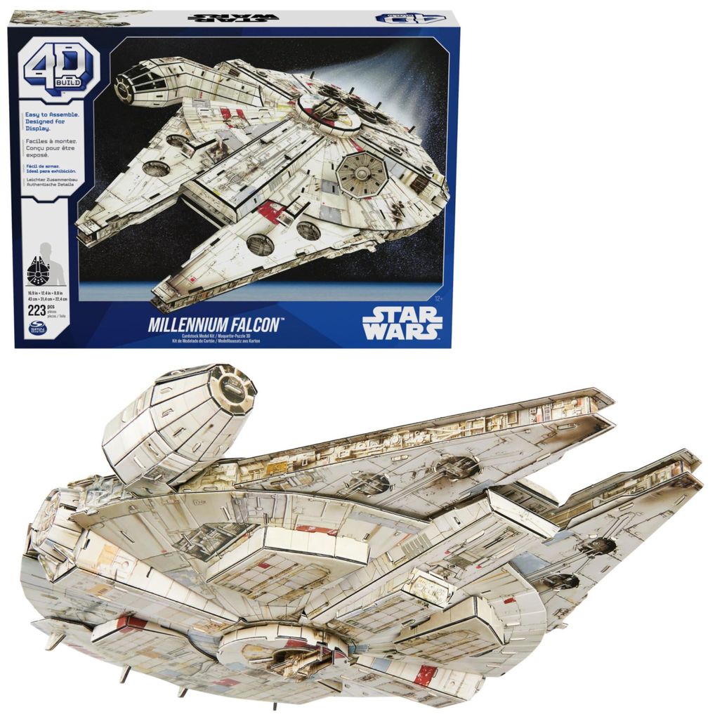 Star Wars - MILLENNIUM FALCON - 4D Model Kit to Build - 48 Immagine del prodotto 