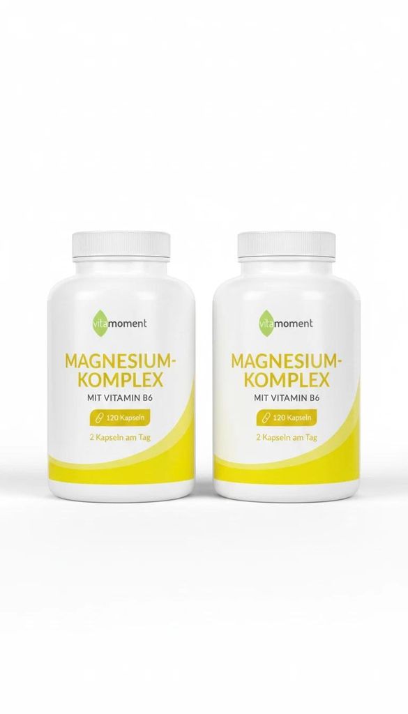 2x Magnesium Komplex 120 Kapseln B6 Vitamin jetzt im Blitzversand
