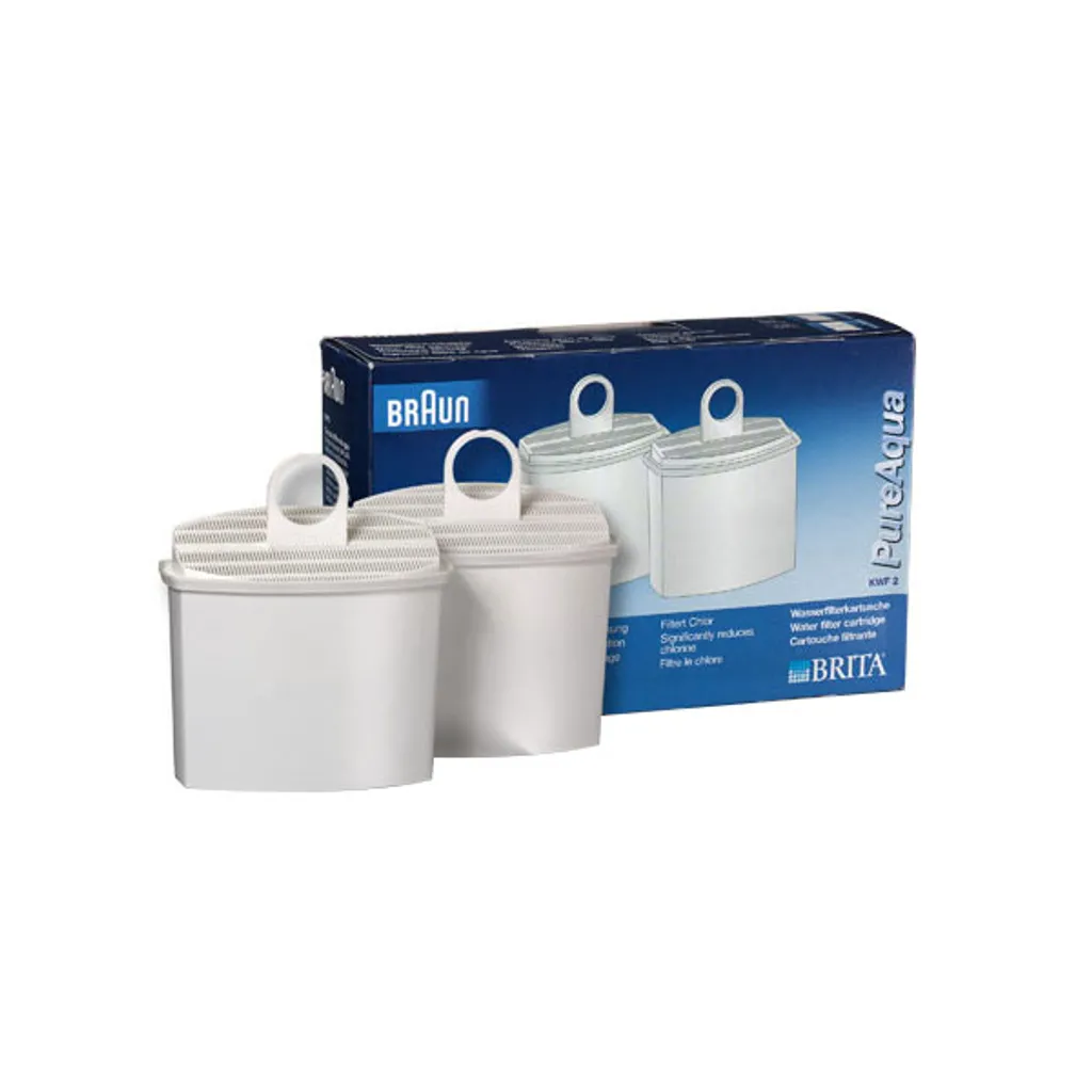 Braun KWF2 Waterfilter 2 Pezzi Originale per Macchine Caffè AromaSelect - 7