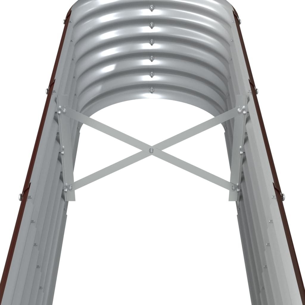 vidaXL Vyvýšený záhon z pozinkovanej ocele 260 x 40 x 36 Obrázok produktu 