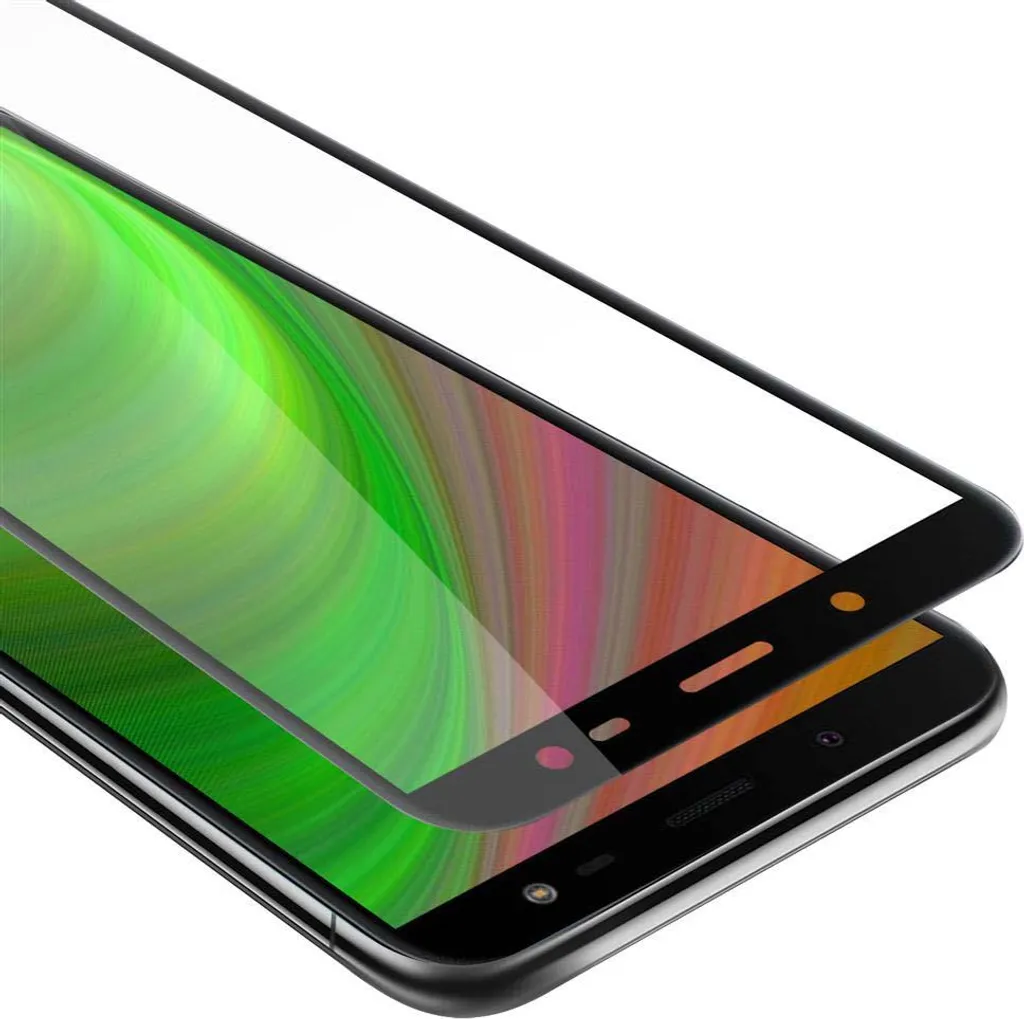 Vetro Temperato Samsung Galaxy J8 2018 Cadorabo 9H Nero Full Screen