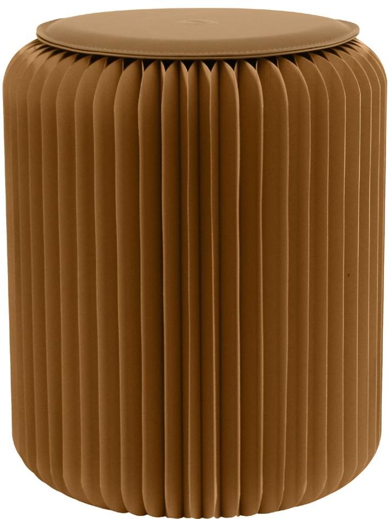 PAPERFLOW Faltbarer Hocker Flexistool Höhe 420 mm braun