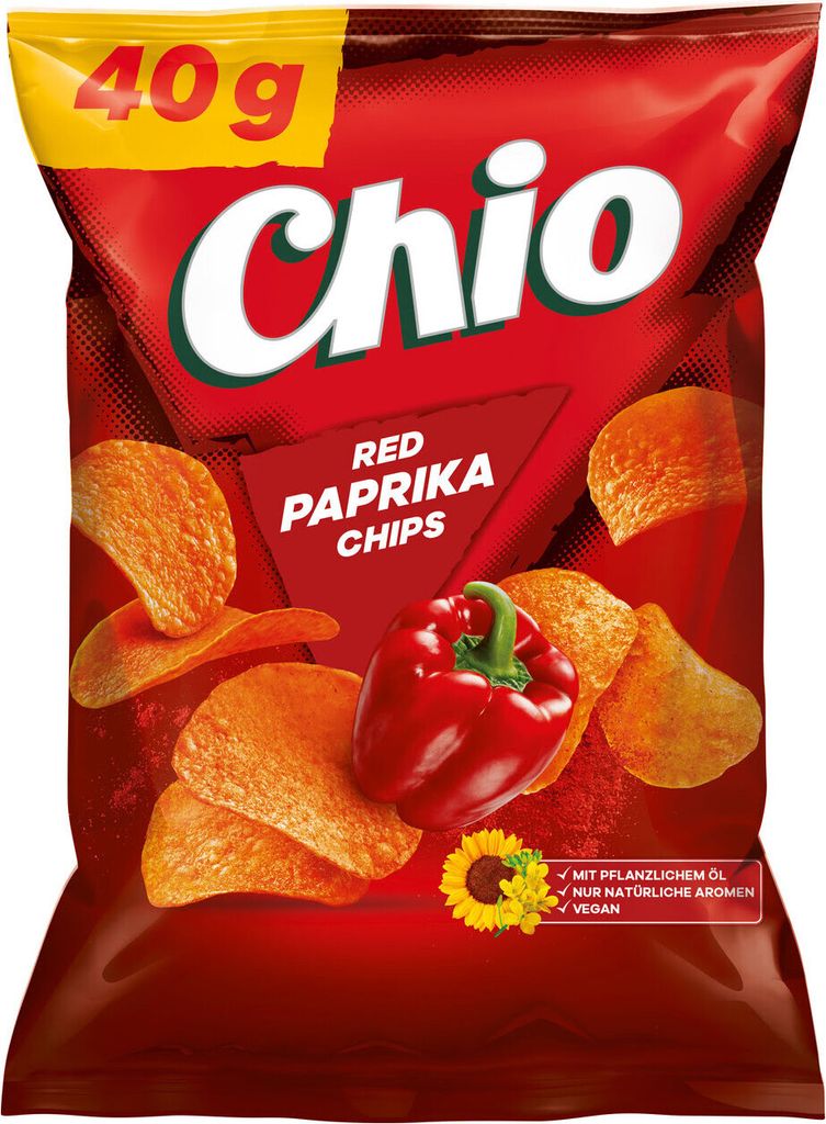 Chio Chips Red Paprika     40G Produktbild 
