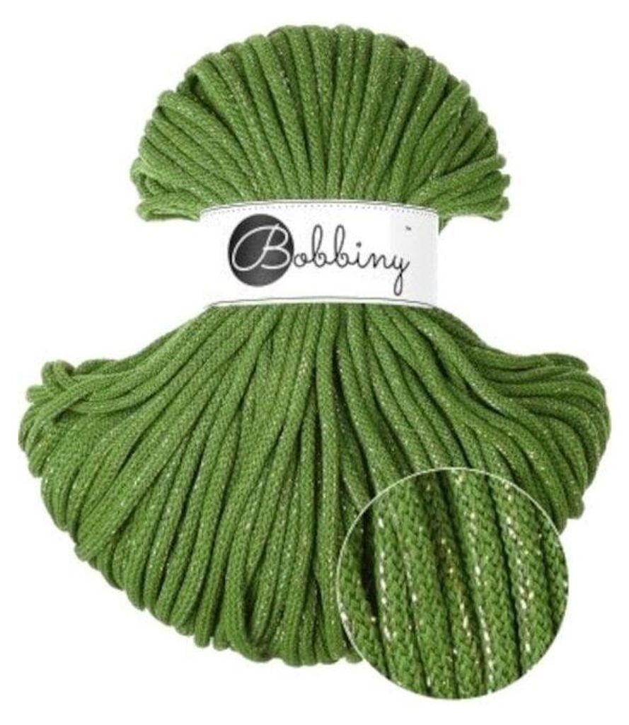 Cordone di cotone - Cordone intrecciato 5 mm - 100 m Verde Immagine del prodotto 