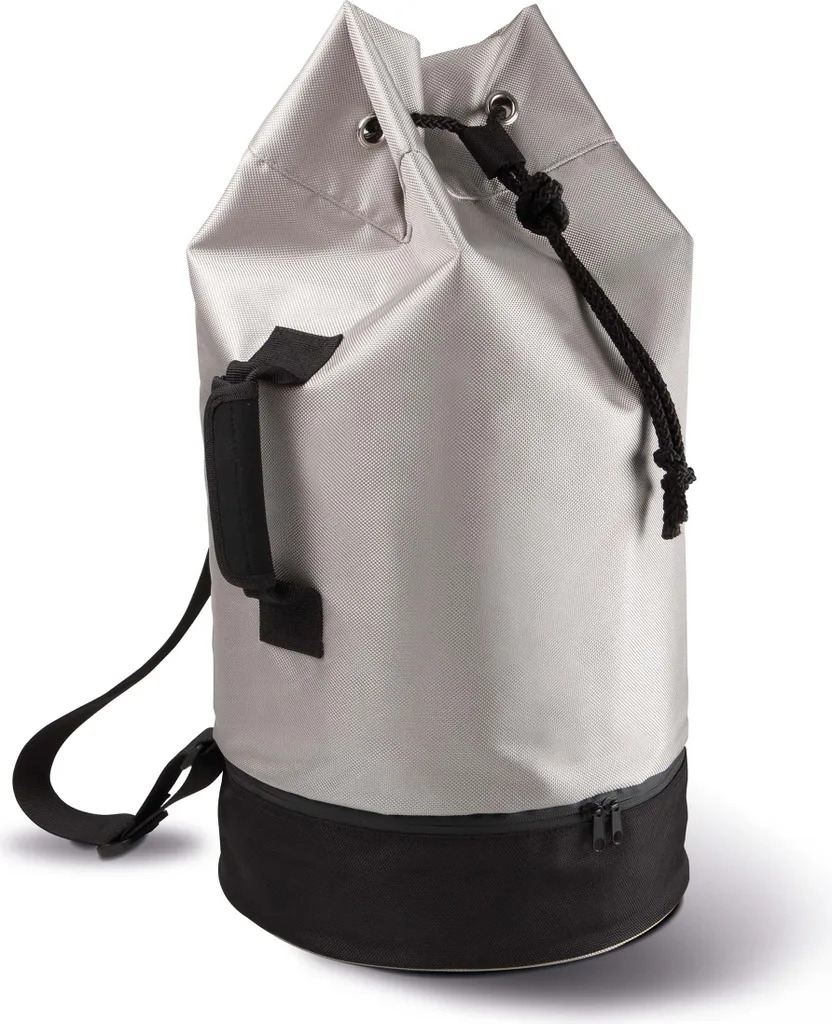 Zaino Marinaio Kimood Grigio: Borsa Picnic Bagbase con Chiusura Coulisse