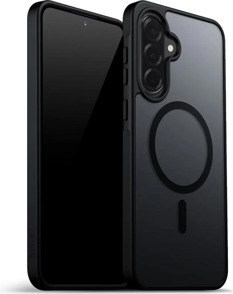 Custodia Galaxy A56 Magsafe Crong Hybrid Matte Nero - Protezione Top