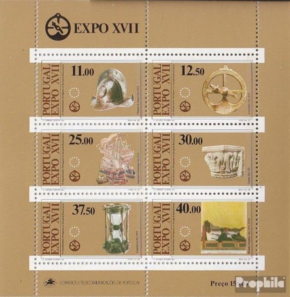 Briefmarken Portugal 1983 Mi Block39 (kompl.Ausg.) postfrisch Kunst