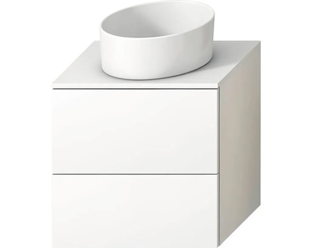 Armoire sous lavabo Jika MIO blanc 61cm avec fermeture douce silencieuse