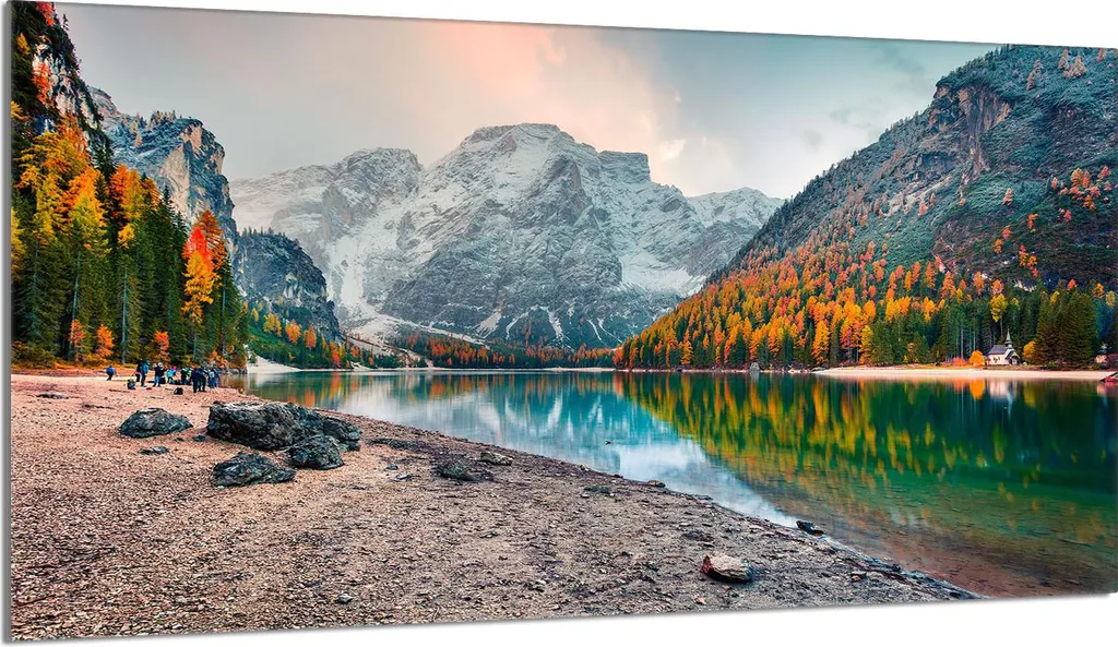 Piastra 90x52 Vetro Montagna | Copripiano Cottura Emozionale