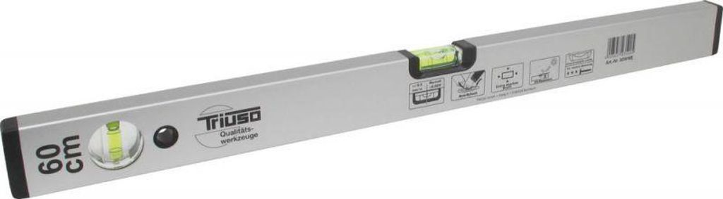 Wasserwaage Triuso eloxiert 100 cm Genauigkeit 0,5 mm/m