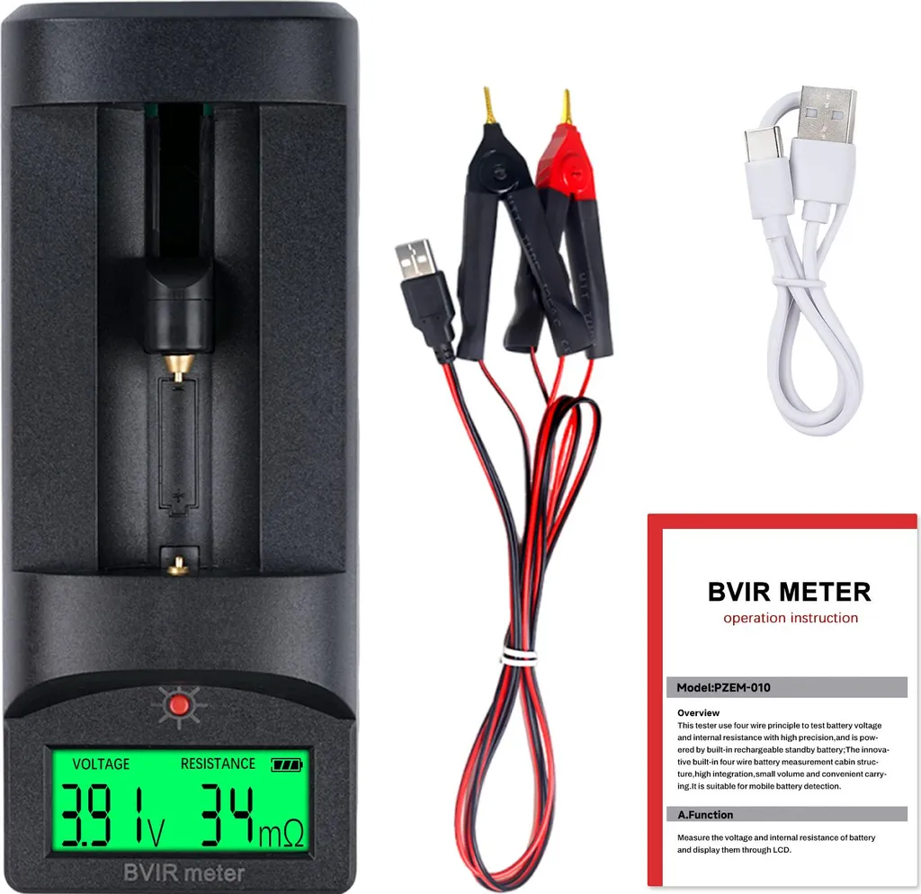 Testeur de batterie : identifiez les batteries HS avec précision LCD
