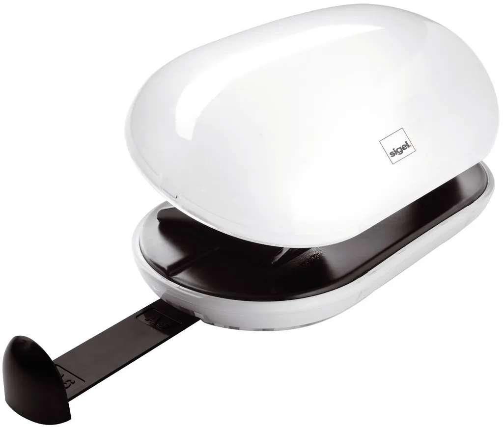 SIGEL SA103 Eyestyle Perforateur robuste blanc au design ergonomique