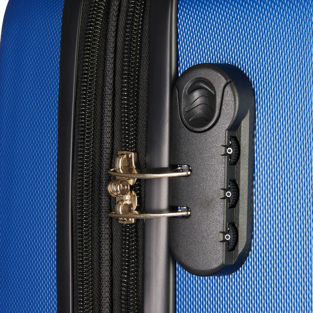 Valise rigide 4 roues silencieuses 76 cm BRUBAKER avec serrure à code
